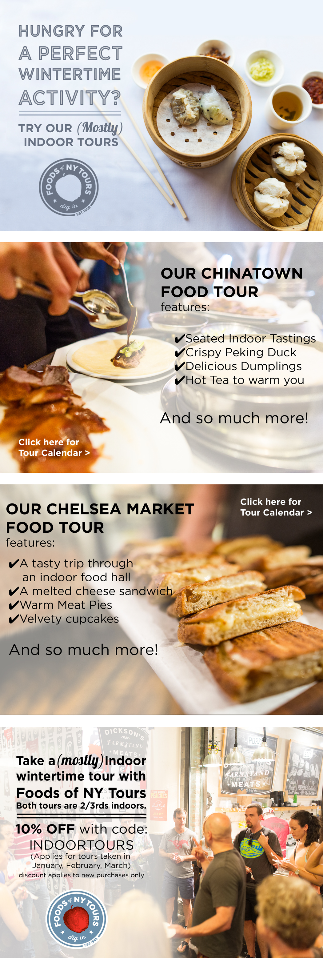 Foods of NY Tours- Mostly Indoor Tour #3